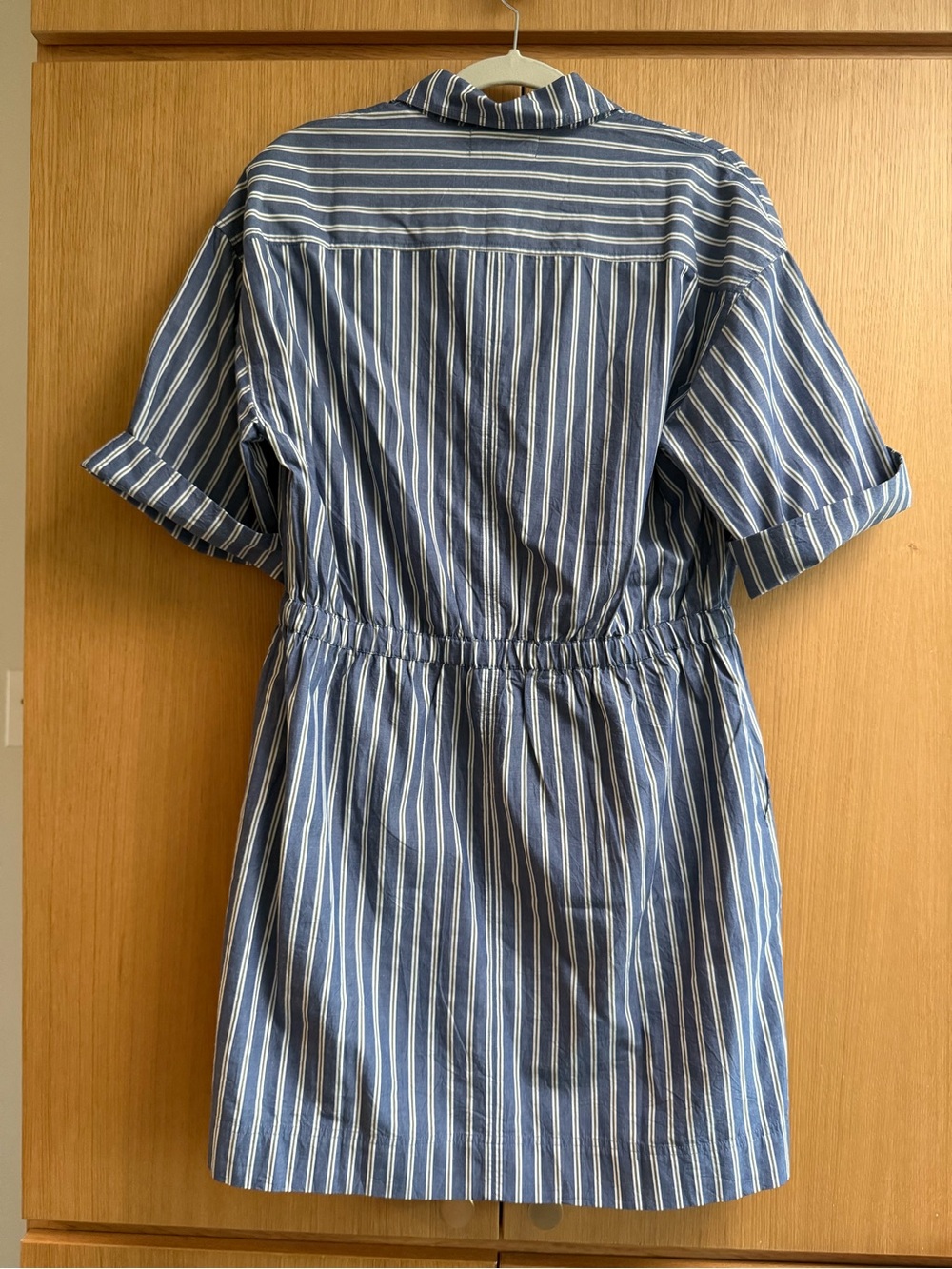 Apiece Apart Palmera Mini Dress - L / Indigo Stripe